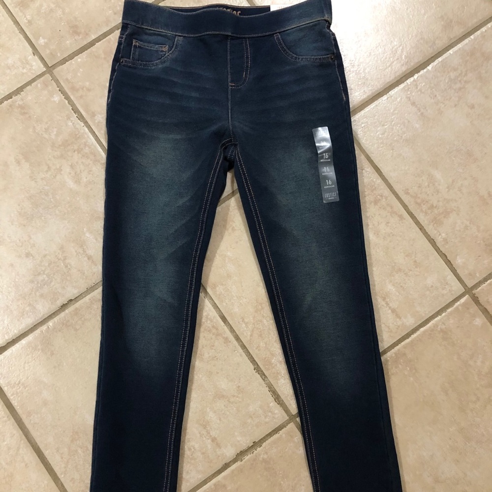RELIST - Brand new Justice jeggings